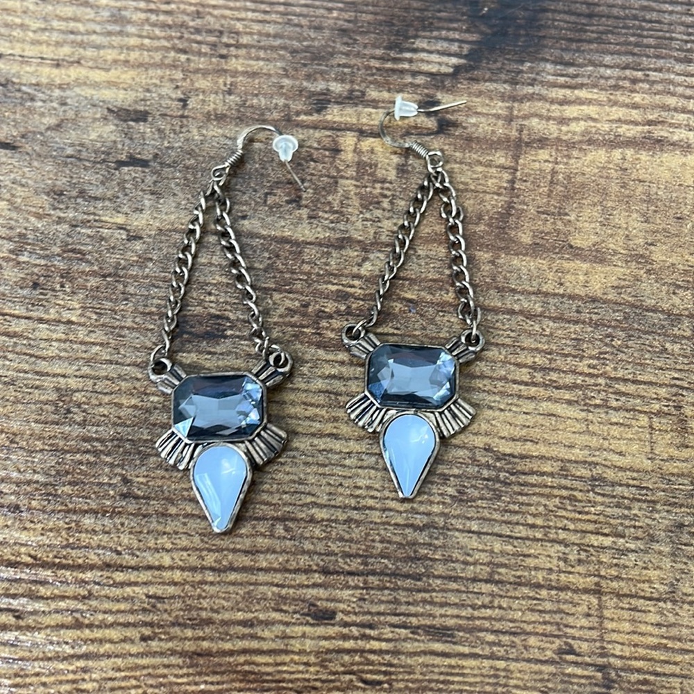 Buckle Bronze Earrings